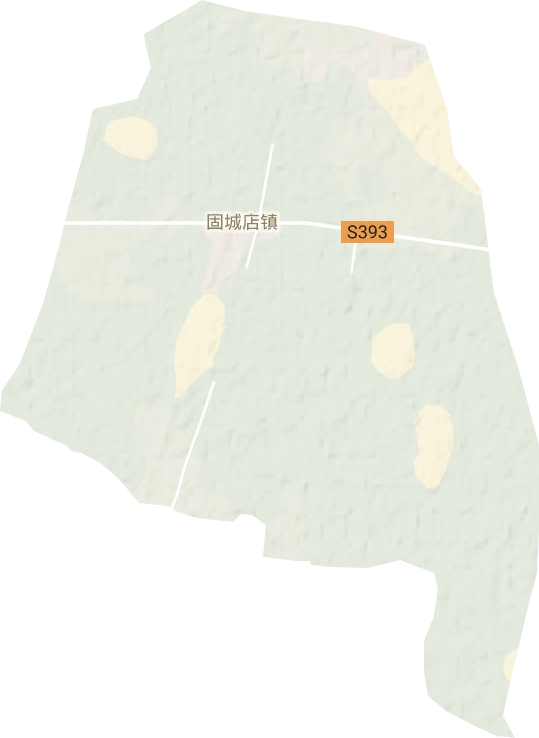 固城店镇地形地图