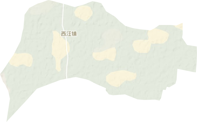 西汪镇地形地图