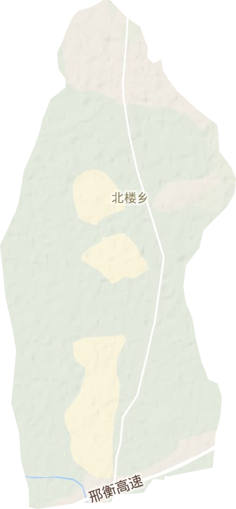 北楼乡地形地图