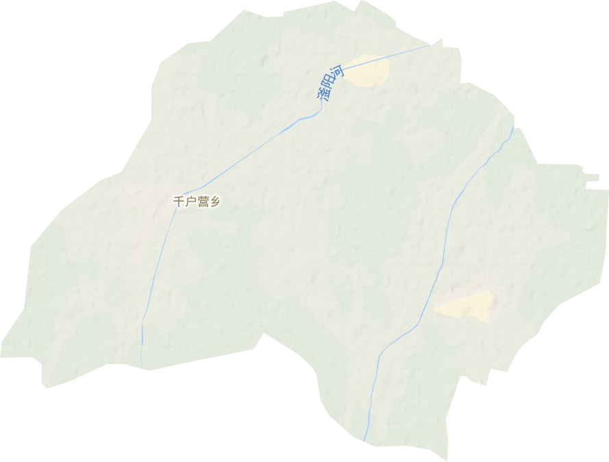 千户营乡地形地图