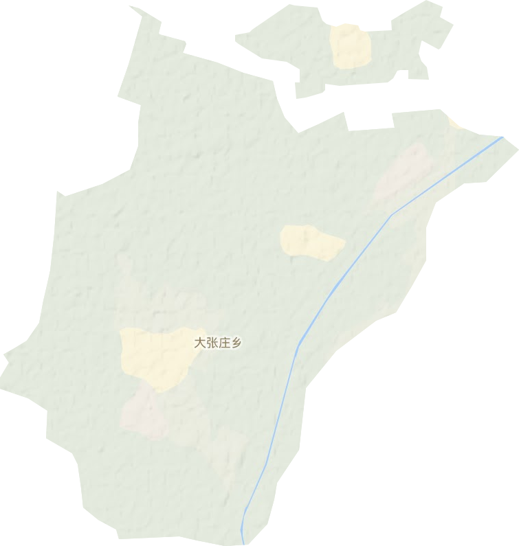 大张庄乡地形地图