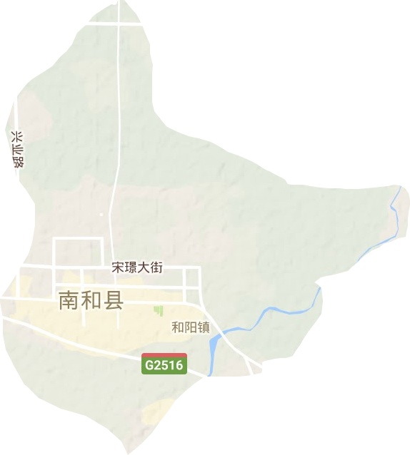和阳镇地形地图