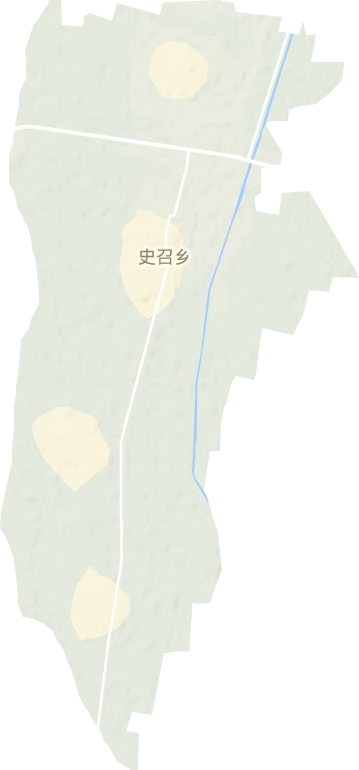 史召乡地形地图