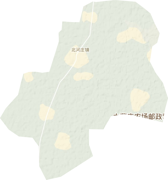 北河庄镇地形地图