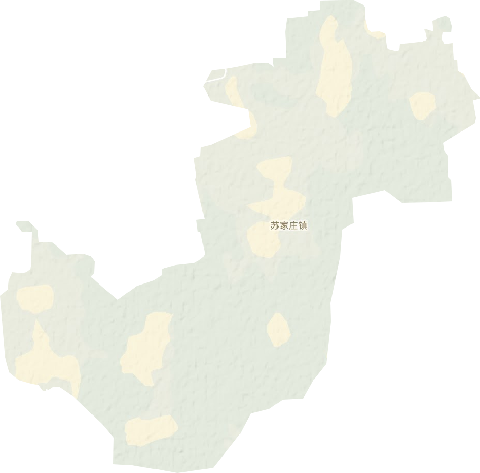 苏家庄镇地形地图