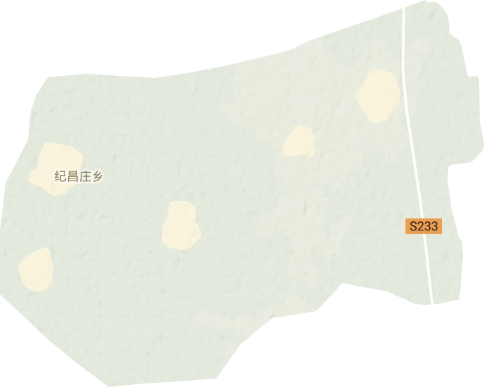 纪昌庄乡地形地图
