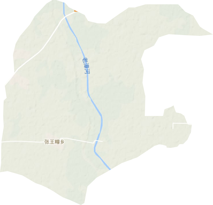 张王疃乡地形地图