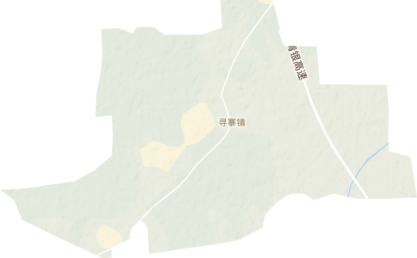 寻寨镇地形地图