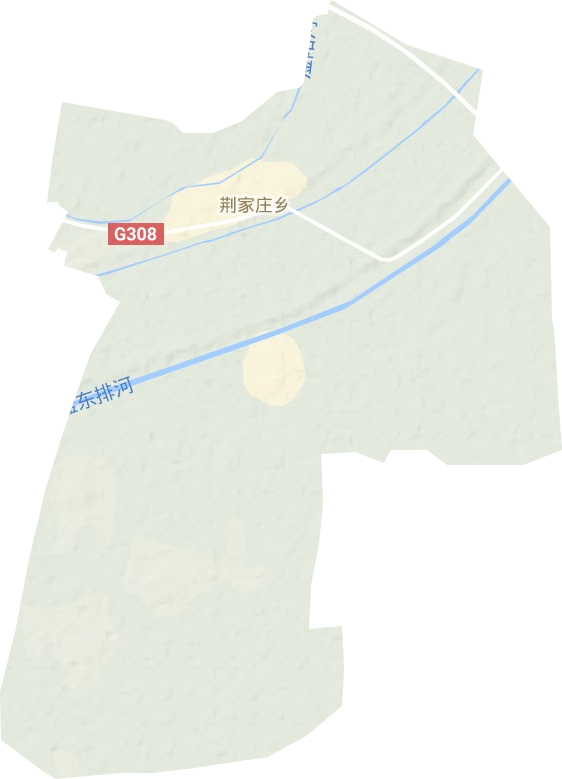 荆家庄乡地形地图