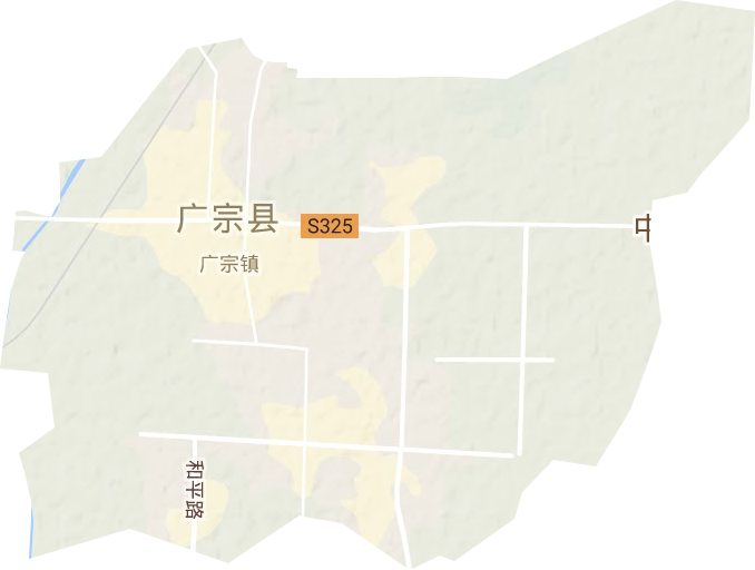 广宗镇地形地图