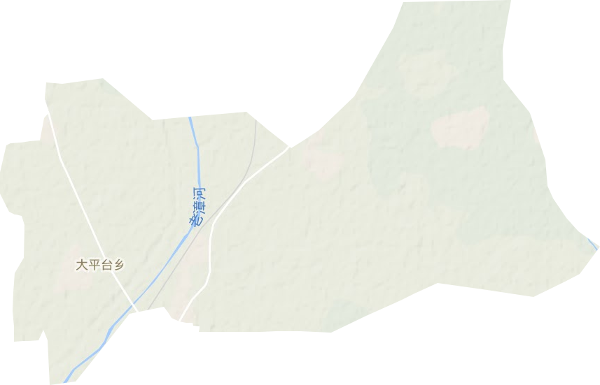 大平台乡地形地图