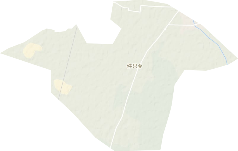 件只乡地形地图
