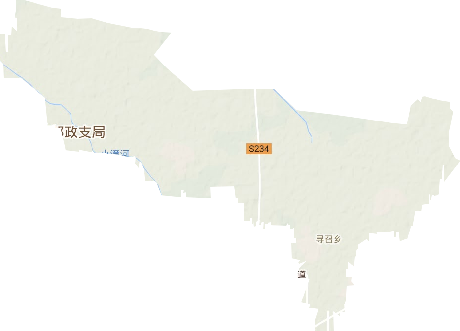 寻召乡地形地图
