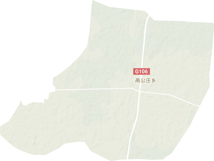 高公庄乡地形地图