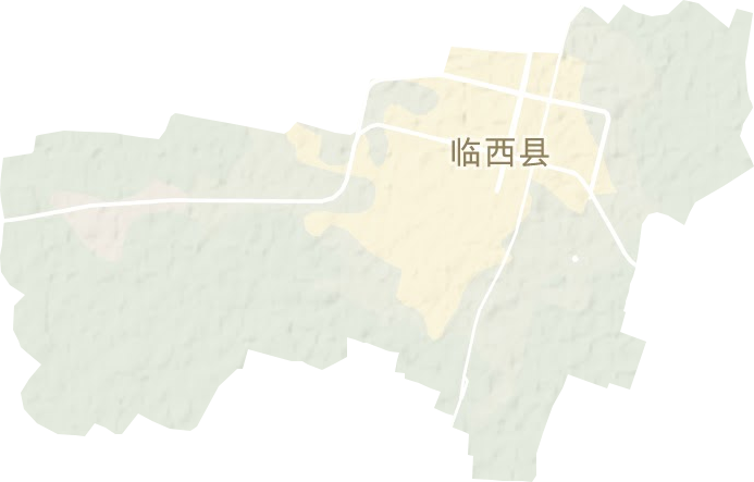 临西镇地形地图
