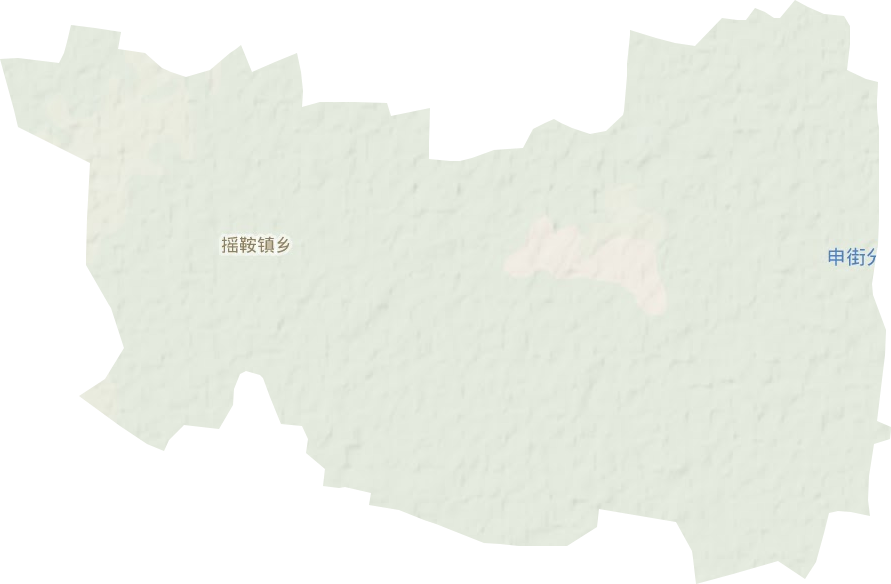 摇鞍镇乡地形地图