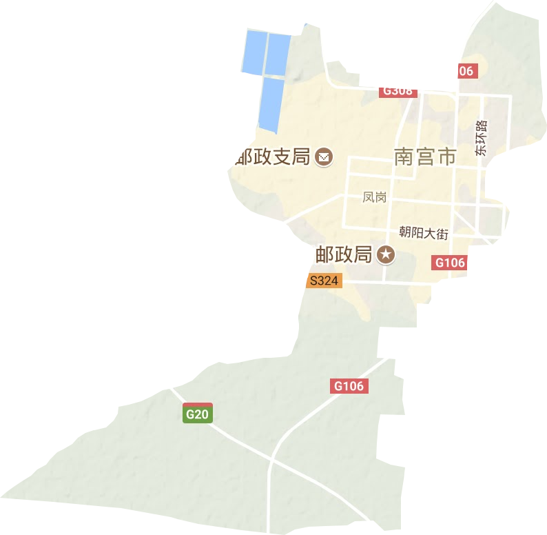 凤岗街道地形地图