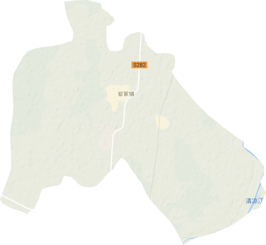 紫冢镇地形地图