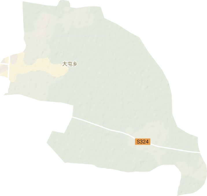 大屯乡地形地图
