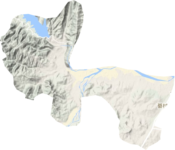綦村镇地形地图