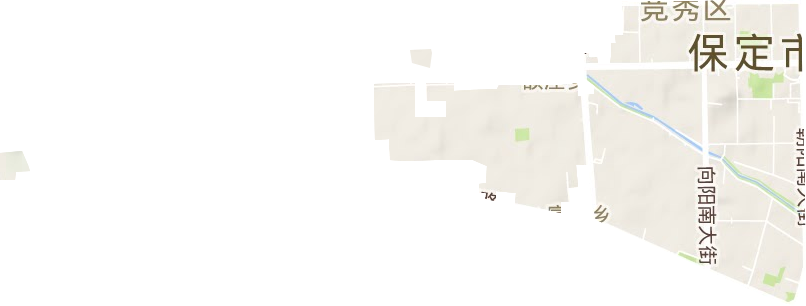 先锋街道地形地图