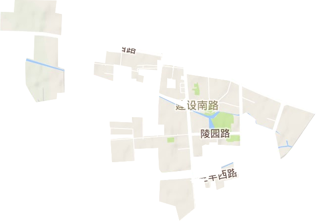 建南街道地形地图