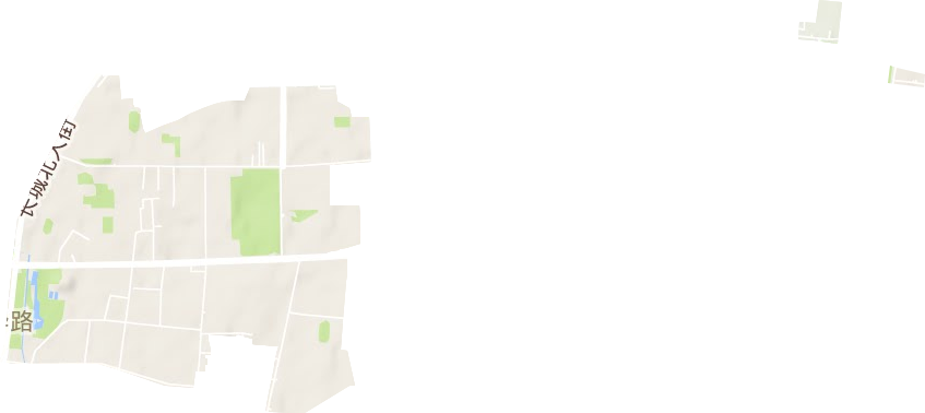 东关街道地形地图