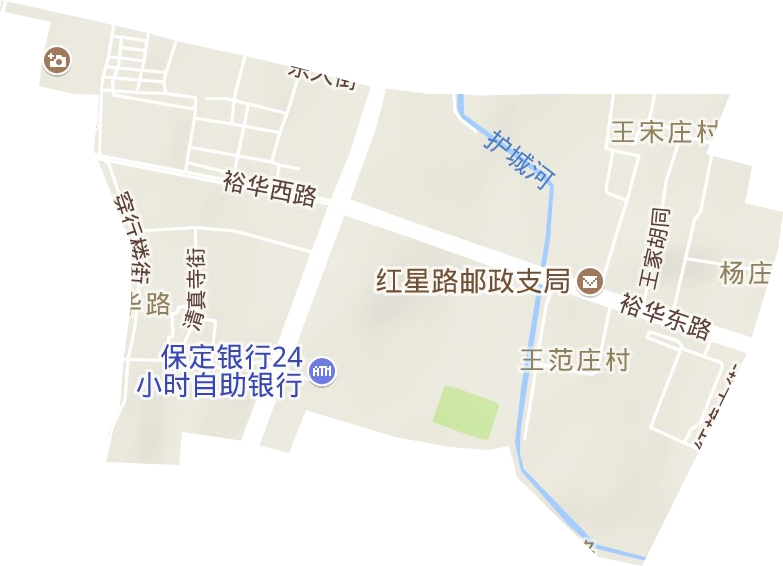 红星街道地形地图