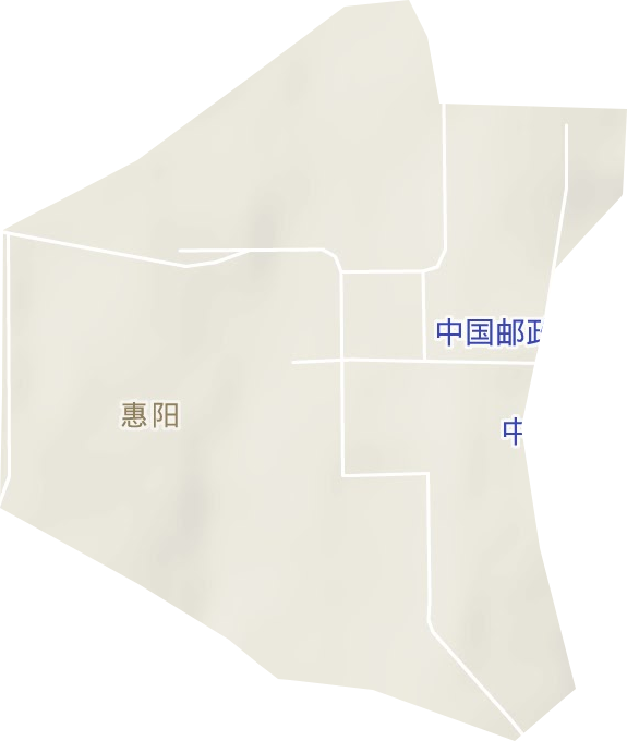 惠阳街道地形地图