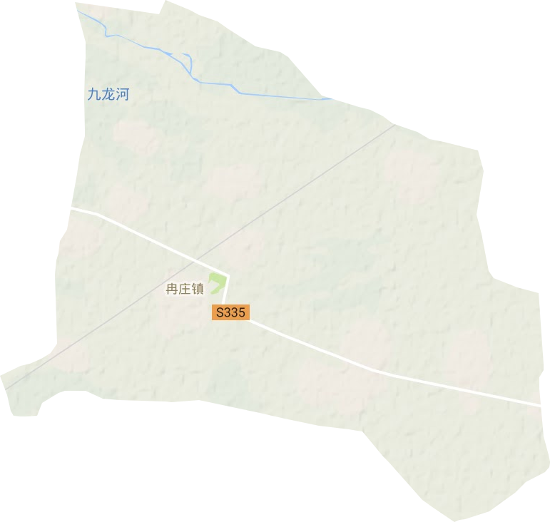 冉庄镇地形地图