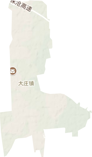 大庄镇地形地图