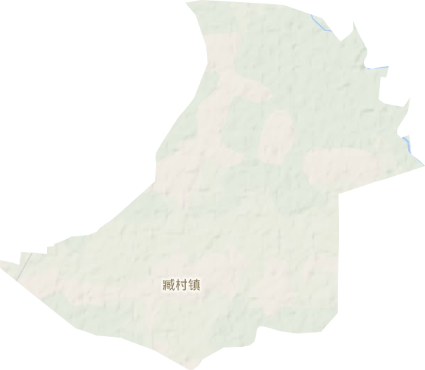 臧村镇地形地图