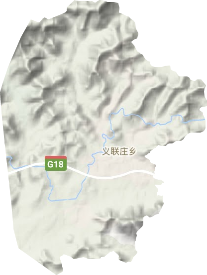 义联庄乡地形地图