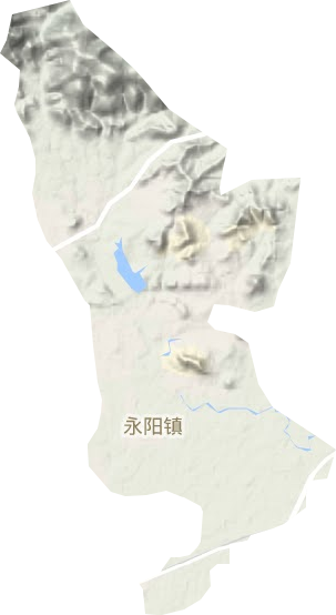 永阳镇地形地图