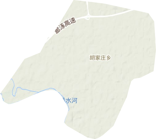 胡家庄乡地形地图