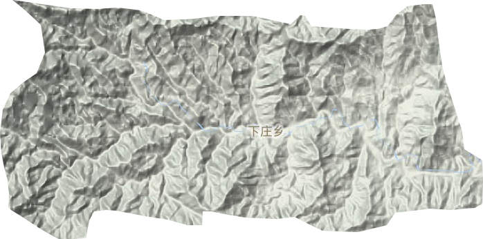 夏庄乡地形地图