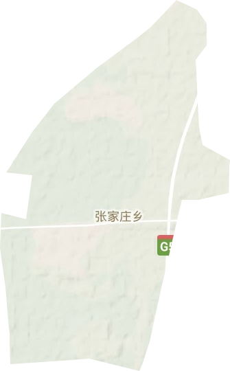 张家庄乡地形地图