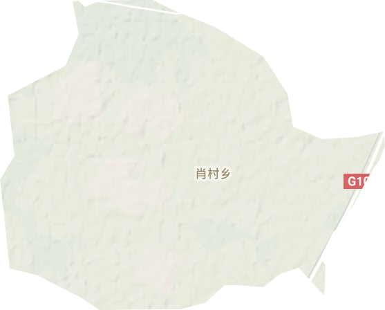 肖村乡地形地图