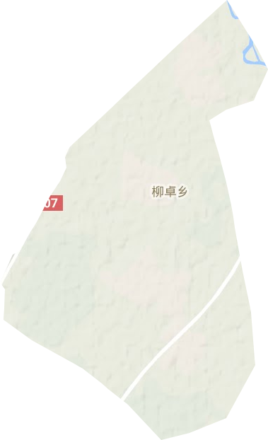 柳卓乡地形地图
