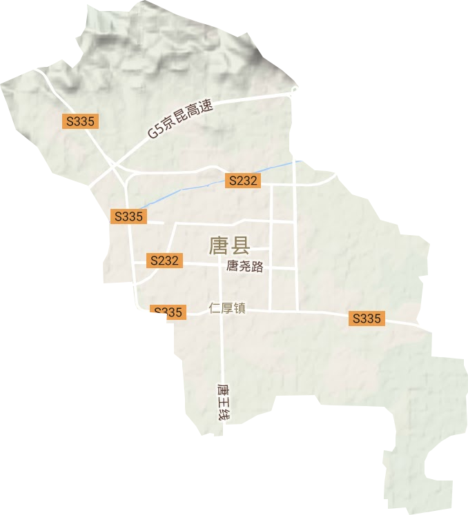 仁厚镇地形地图