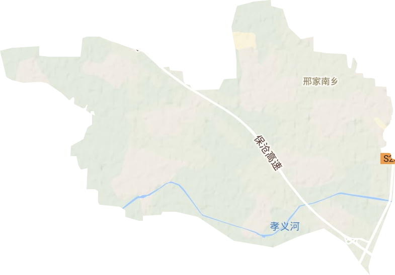 邢家南镇地形地图