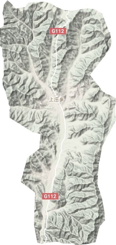 上庄乡地形地图