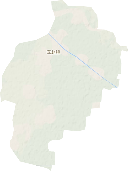 燕赵镇地形地图