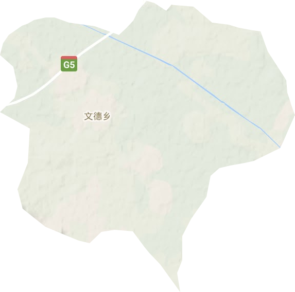 文德镇地形地图