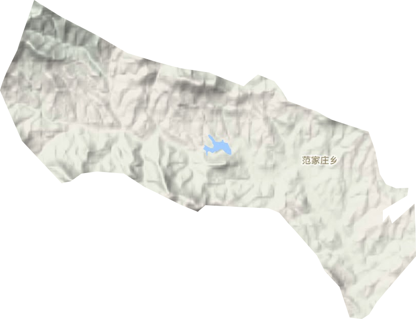 范家庄乡地形地图