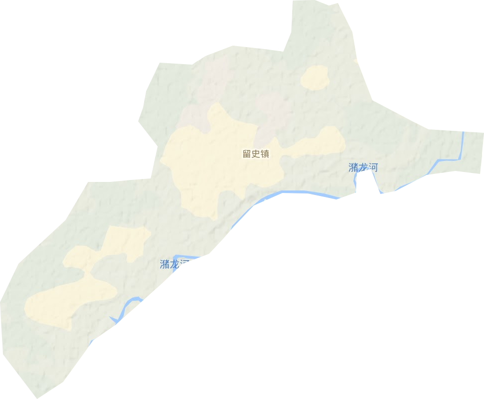 留史镇地形地图