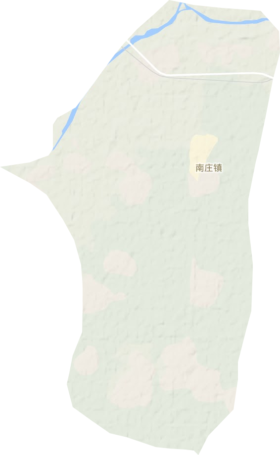 南庄镇地形地图