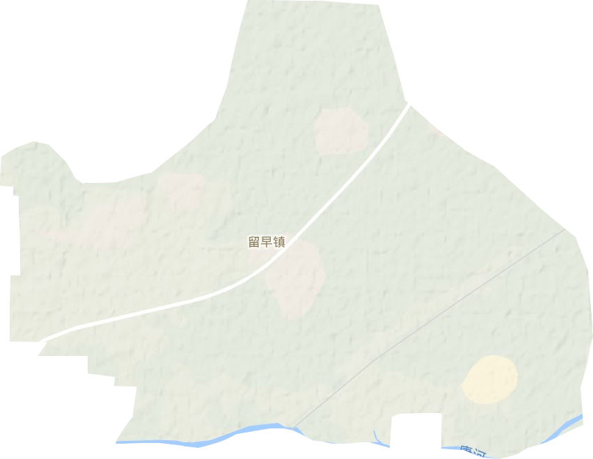 留早镇地形地图