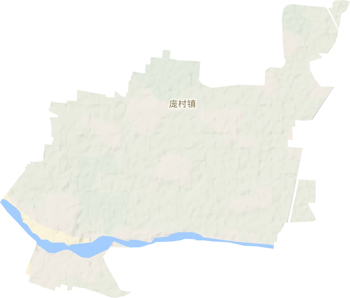庞村镇地形地图