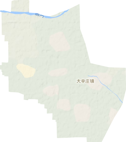 大辛庄镇地形地图